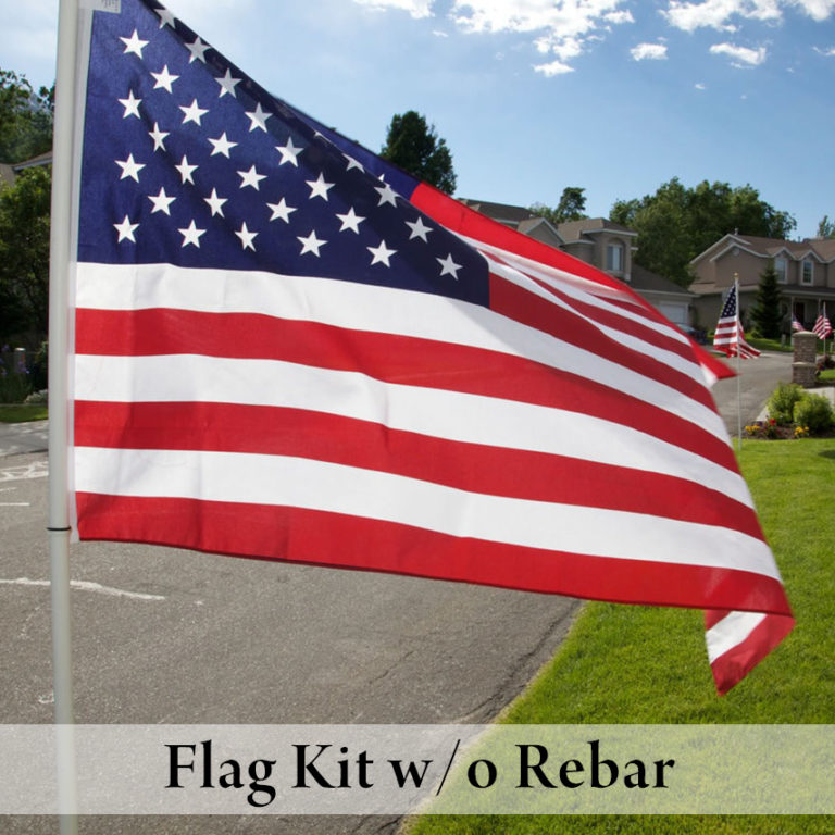 Kiwanis Fundraiser Flag Kits ~ 10 Count – Colonial Flag Foundation