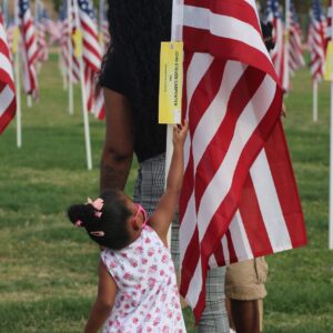 PALMDALE TOUCHING THE FLAG